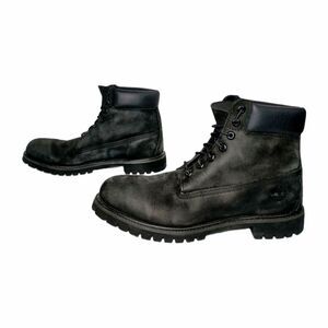 Timberland Size 13M Premium Waterproof Boots 6” Black Leather Mens Style 10073